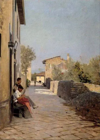 Stradina A Settignano 1887 ca