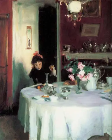 Der Frühstückstisch 1884
