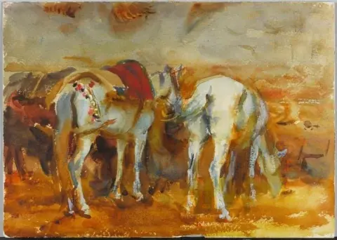 Weiße Pantoletten, ca. 1903-06