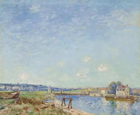 Le Loing In Saint-Mammes 1884