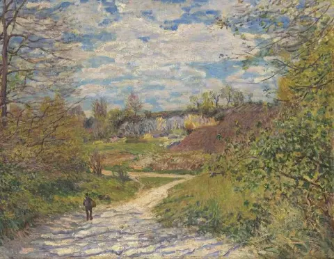 Winterzon in Veneux-nadon 1879