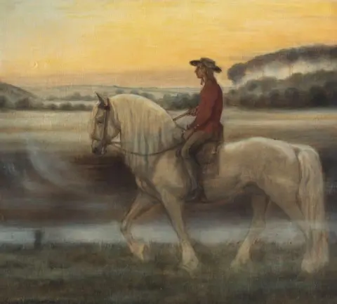 Ratsastus kuunvalossa 1906