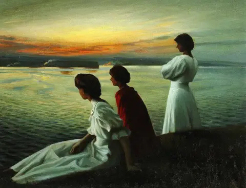 Juhannusaatto noin 1908