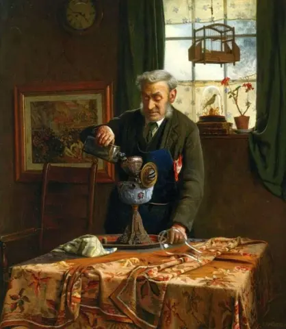 Заливка масла в лампу
