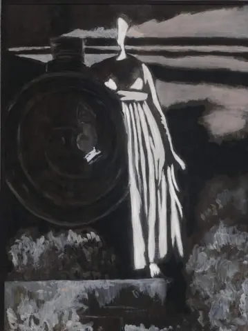 새벽. 여자와 기관차 1925