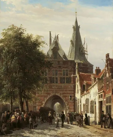 Из Целлебродерспоорта в Кампене, 1863 г.