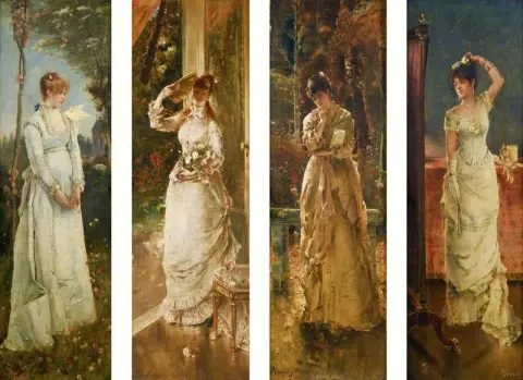 As quatro estações. Primavera Verão Outono Inverno 1881