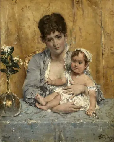 Мать и дитя, 1875-1880 гг.