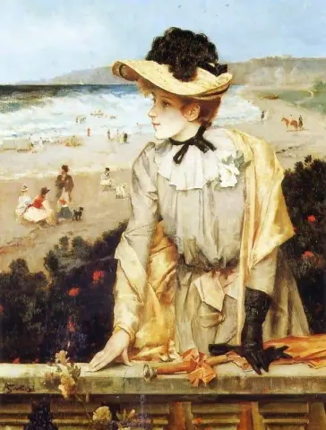 Jovem Na Praia Ou La Parisienne