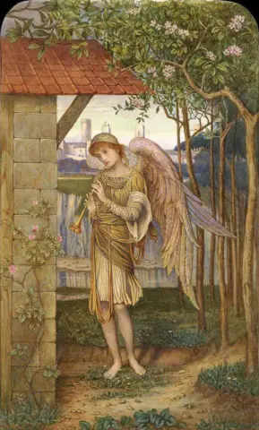 En ängel från en gyllene tråd ca 1885