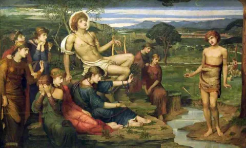 Apollo och Marsyas 1879