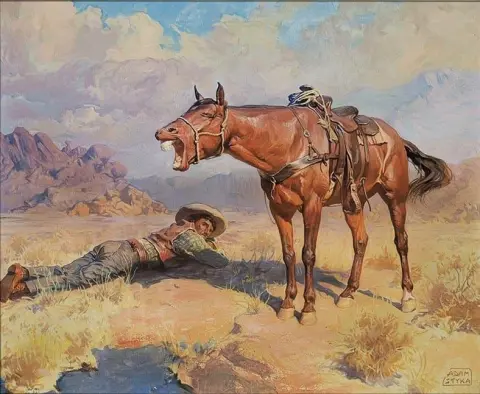 Ruhender Cowboy