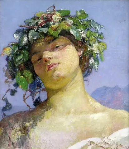 Head Of A Bacchante 1903