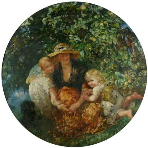 Mrs A Scott-elliot And Children 1912-23