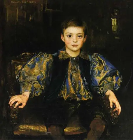 Portrait Of Colwyn E.a. Philipps 1890