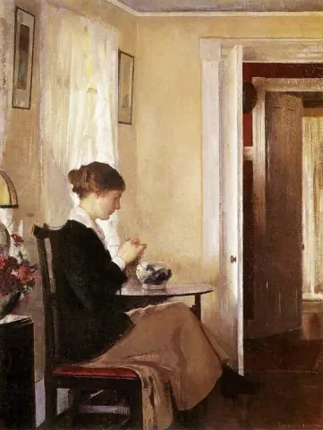 Josephine Knitting 1916