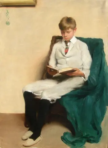 Muotokuva pojasta, joka lukee 1913