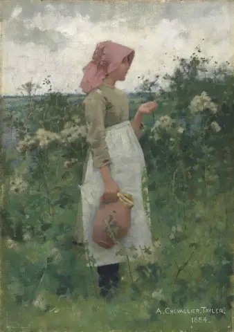 Andando al pozzo 1884