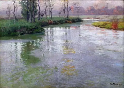 Au Bord De La Canche o a orillas del Canche en Montreuil-sur-mer 1893