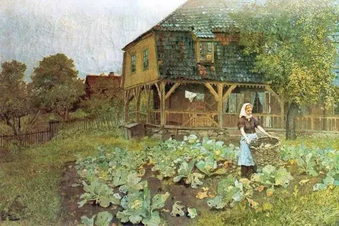 Gammelt Herresete Pa Grunerlokken 1882