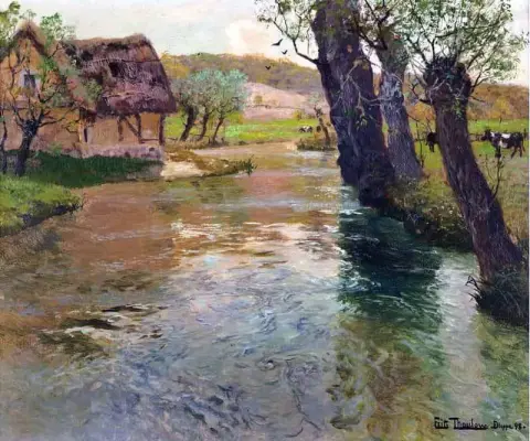 Río Arques Dieppe 1898