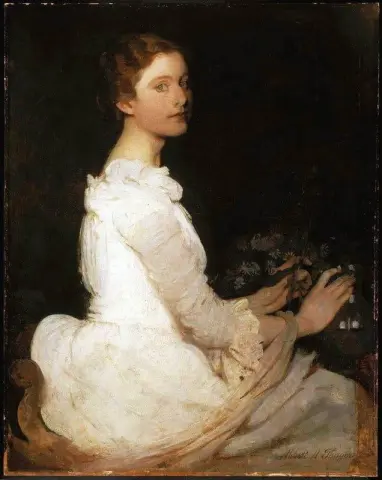 Ragazza In Bianco