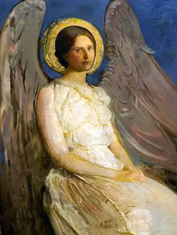 Angelo seduto 1899 Ritoccata 1921