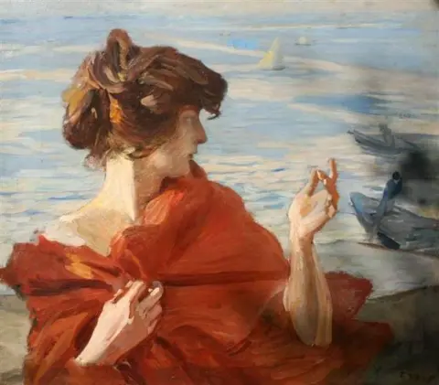 Garota no cais de Veneza