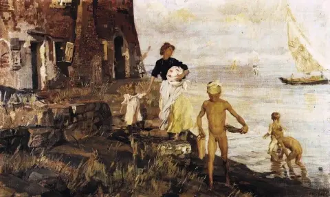 Vecchie Case A San Pietro In Volta 1908