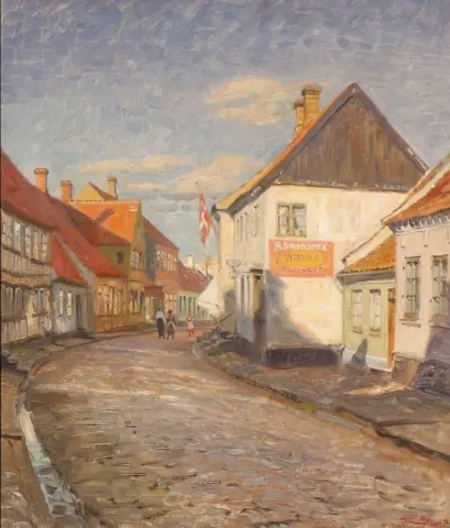 Brostr De in Roskobing auf der Insel Ro