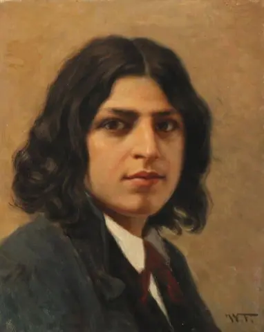 retrato de un hombre joven