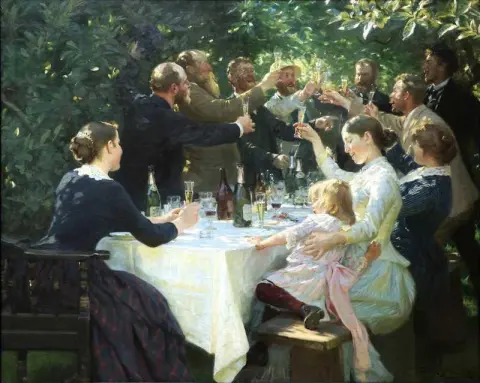 Hipp Hipp Hurra Konstnarsfest Pa Skagen 1888