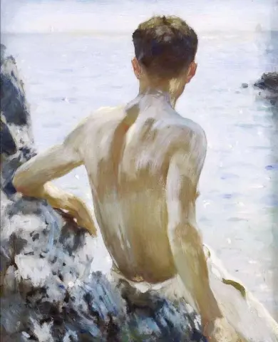 Studio sulla spiaggia, 1928 circa