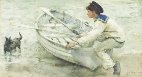 Preparazione al lancio 1903