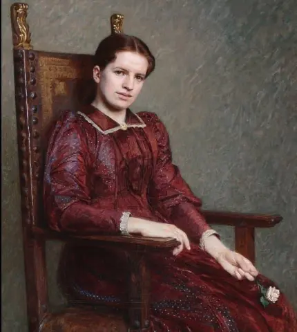 一位年轻女士的肖像 1893
