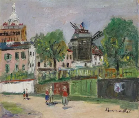 Moulin De La Galette i Montmartre 1939