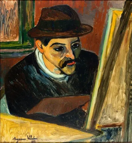 Utrillo foran staffeli 1919