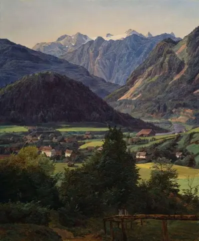 Dachsteinen sett från Sophienplatz 1834