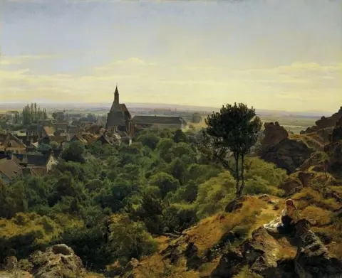 Vy över Modling 1848