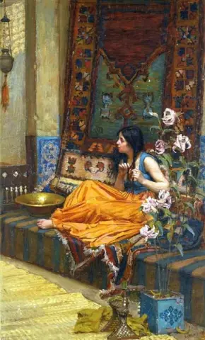 En el harén Ca. 1884