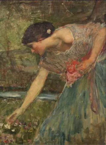 Boceto para recoger capullos de rosa mientras podéis o Narciso 1909-12