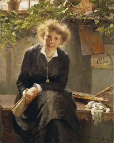 Retrato de Jeanne Bauck 1881