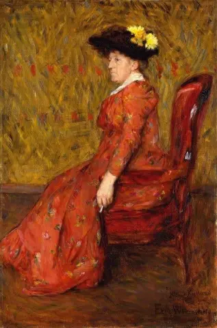 Malerinnen Kitty L. Kielland Taidemaalarin muotokuva