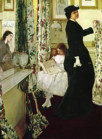Armonía En Verde Y Rosa. La sala de música 1860-61