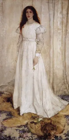Sinfonía en blanco n.° 1 La muchacha blanca 1862