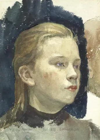 Retrato de una joven 1898