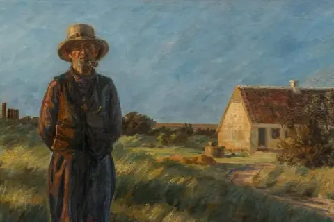 人物和房屋的风景图案大概来自 Skagen