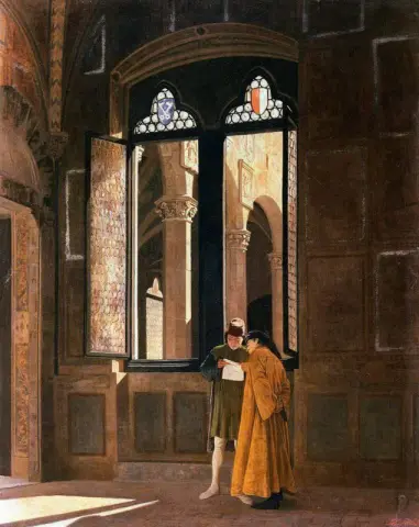 Palazzo Pretorio Firenzessä 1865