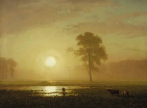 Tramonto sulle pianure 1887