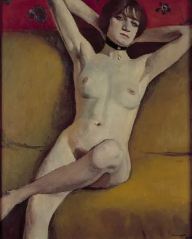 Desnudo en un diván 1912